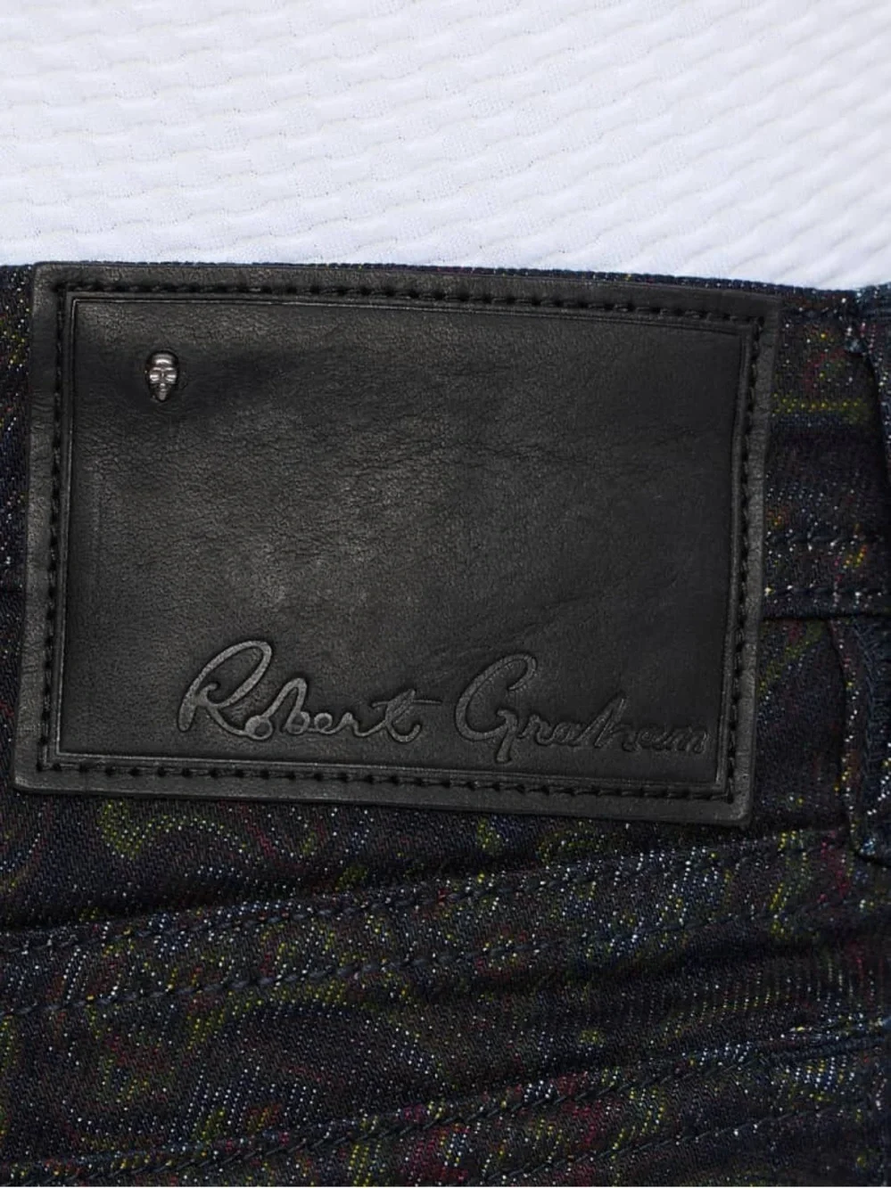 ROBERT GRAHAM Jaren Straight Paisley Print Jeans